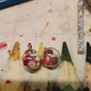 Frukt kullor - Runda rolliga kullor med en masa olika frukter