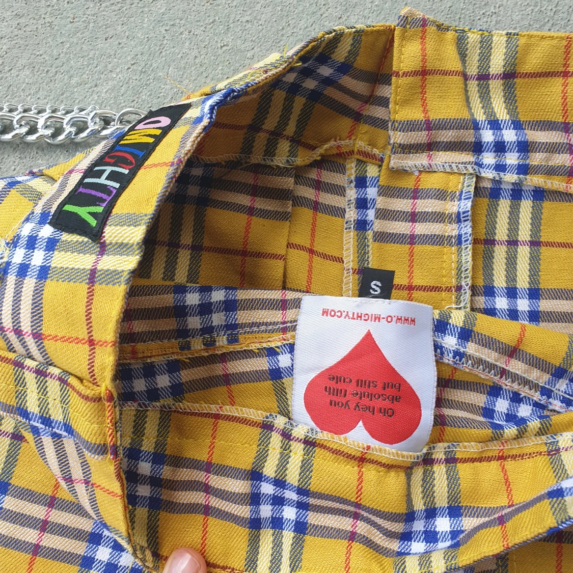 O-mighty yellow Clueless Skirt with Chains  - 91