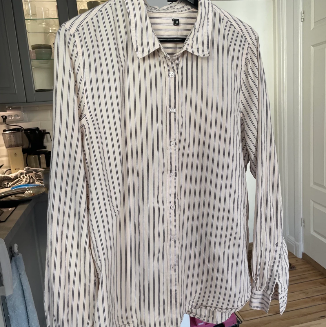 Randig skjorta secondhand strl M - 91