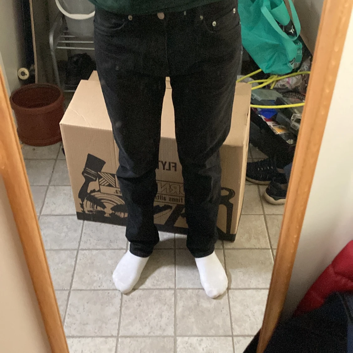 Weekday Easy svart w28 l30