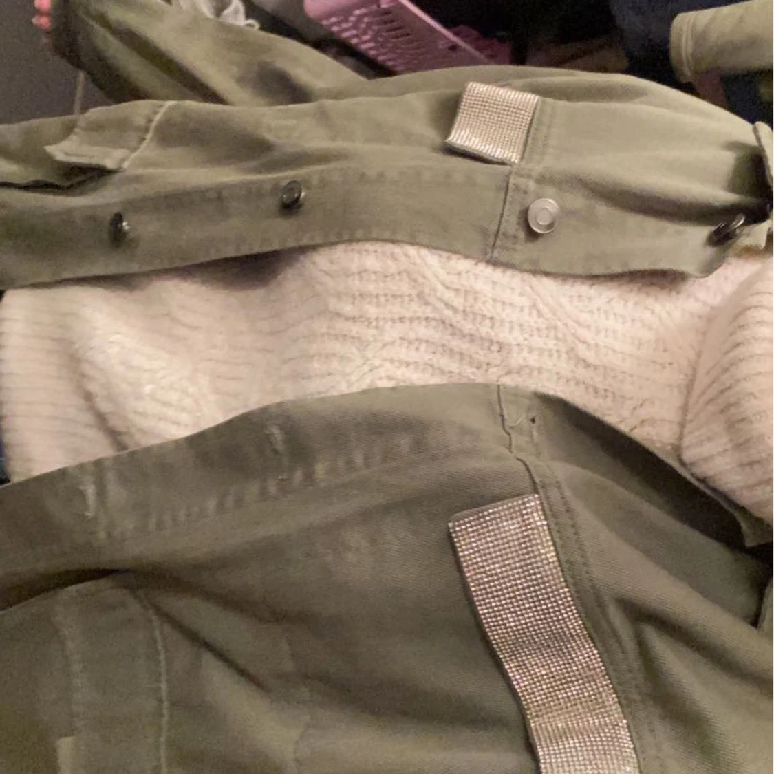 Zara grön jacka  - 91