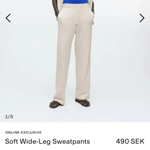 Arket byxor - Säljer dessa sköna mjukisbrallor från arket, då de inte kommer till användning. Köpta i våras för 490kr, använda max 10ggr. 🙏🏼🍻