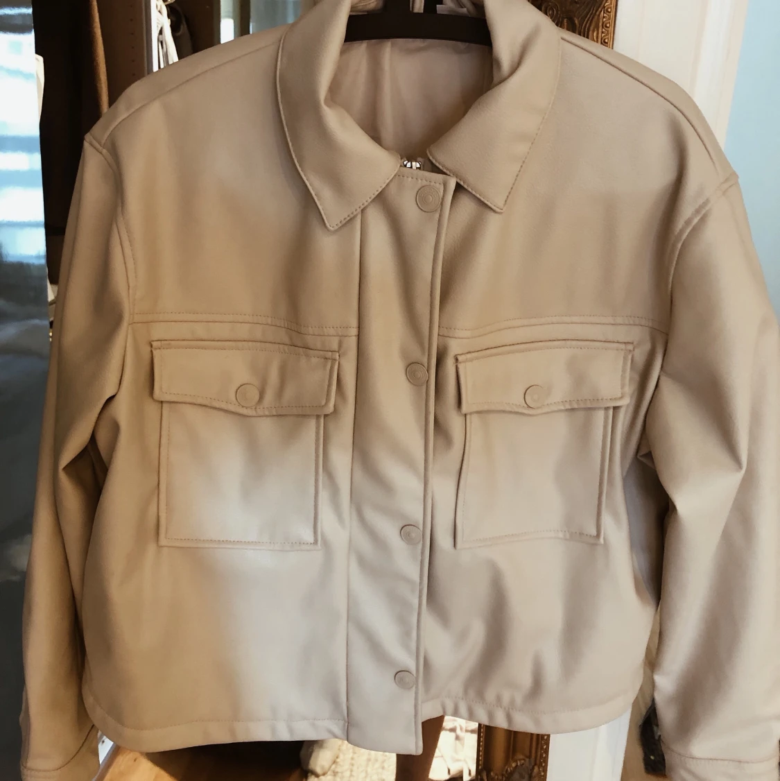 Skinnjacka beige - 90