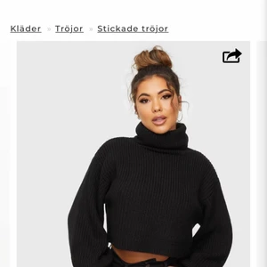 Tröja - Svart stickad tröja, helt oanvänd då jag själv inte gillade den. Nypris 349