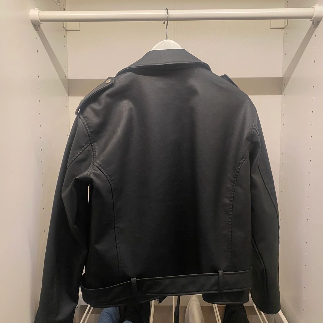 Svart Skinnjacka - 90