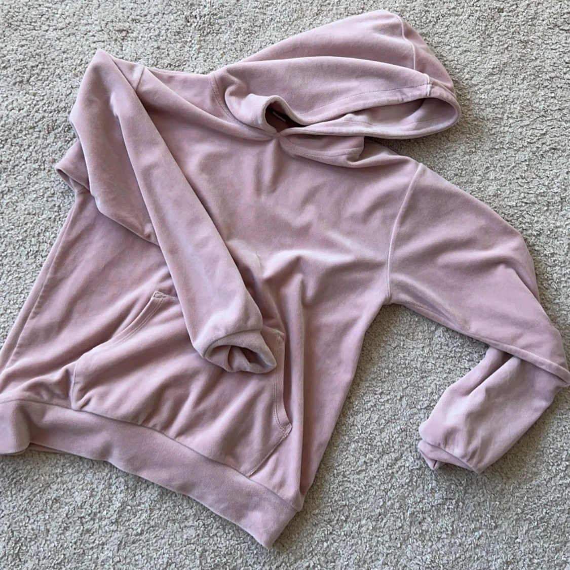 Velour hoodie