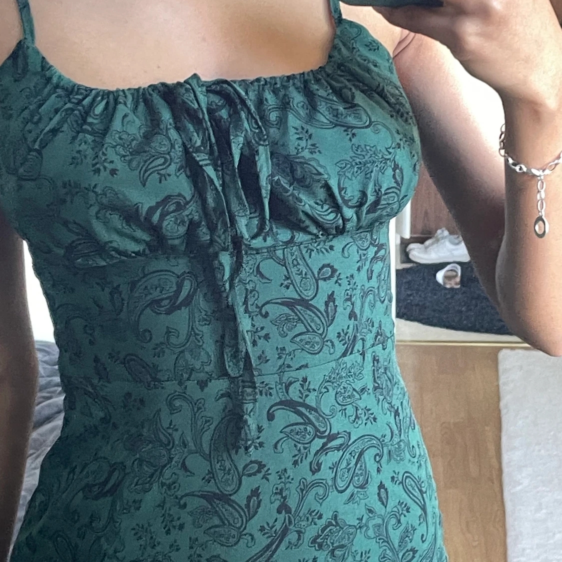 Grön sommarklänning - 90