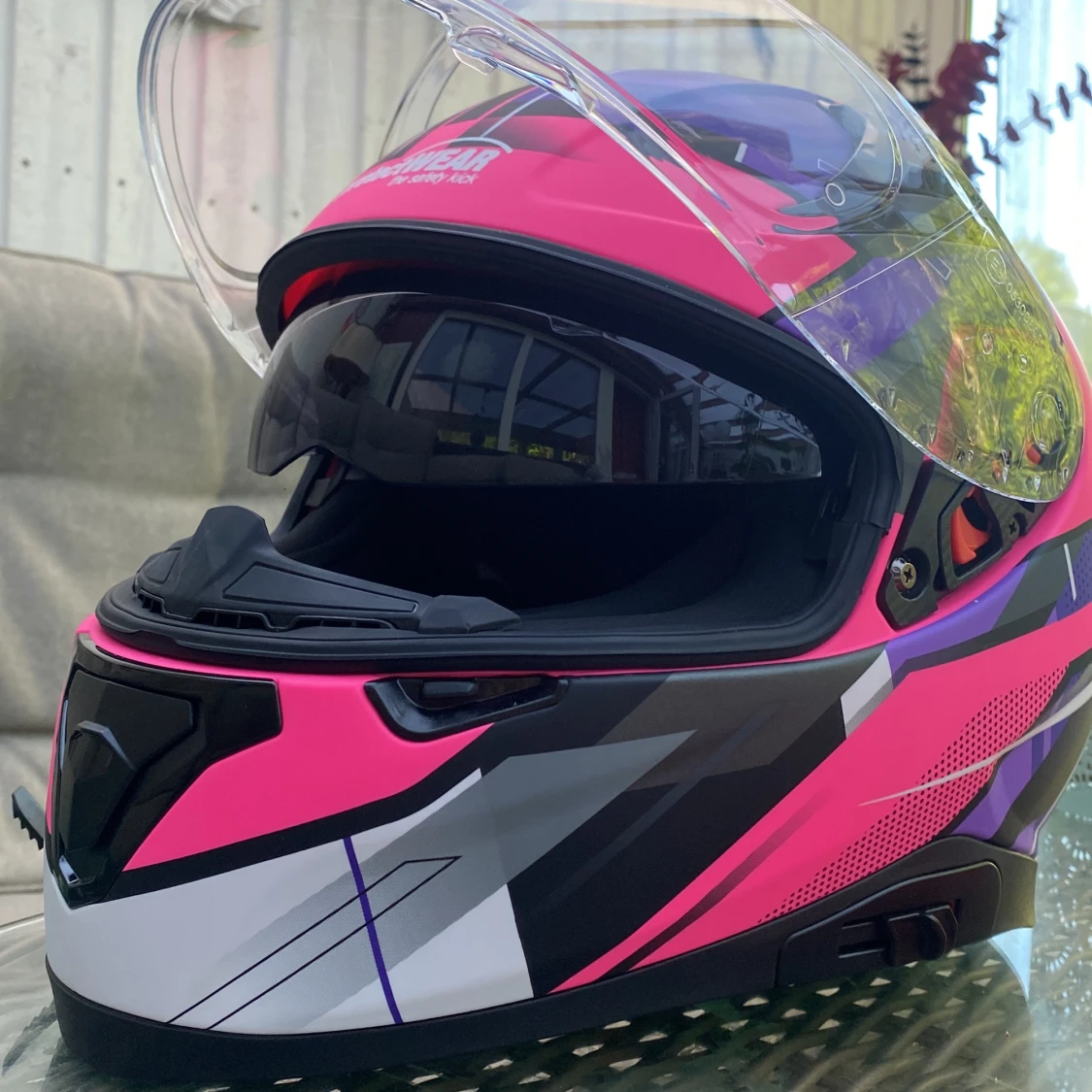 moppehjälm / MC hjälm  - 91