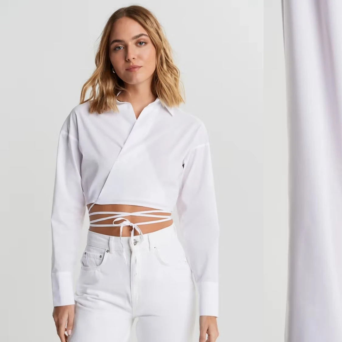 Omlott skjorta från Gina Tricot