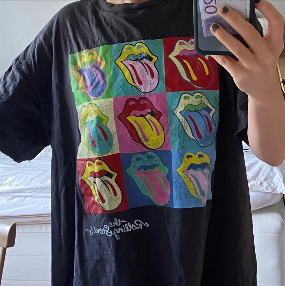 Grå Rolling Stones T-Shirt. T-shirts.