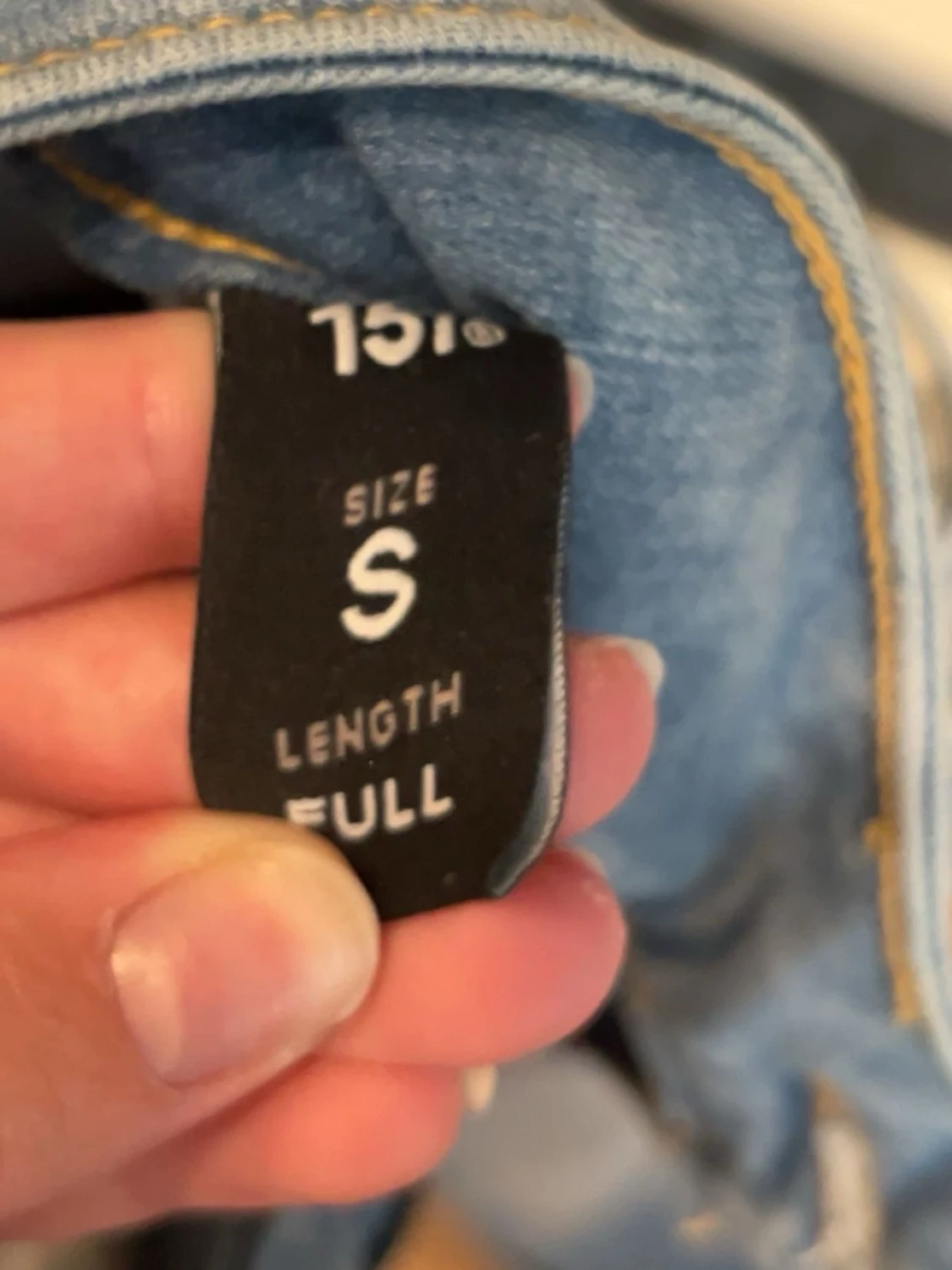 Ljusblå bootcut jeans - 5