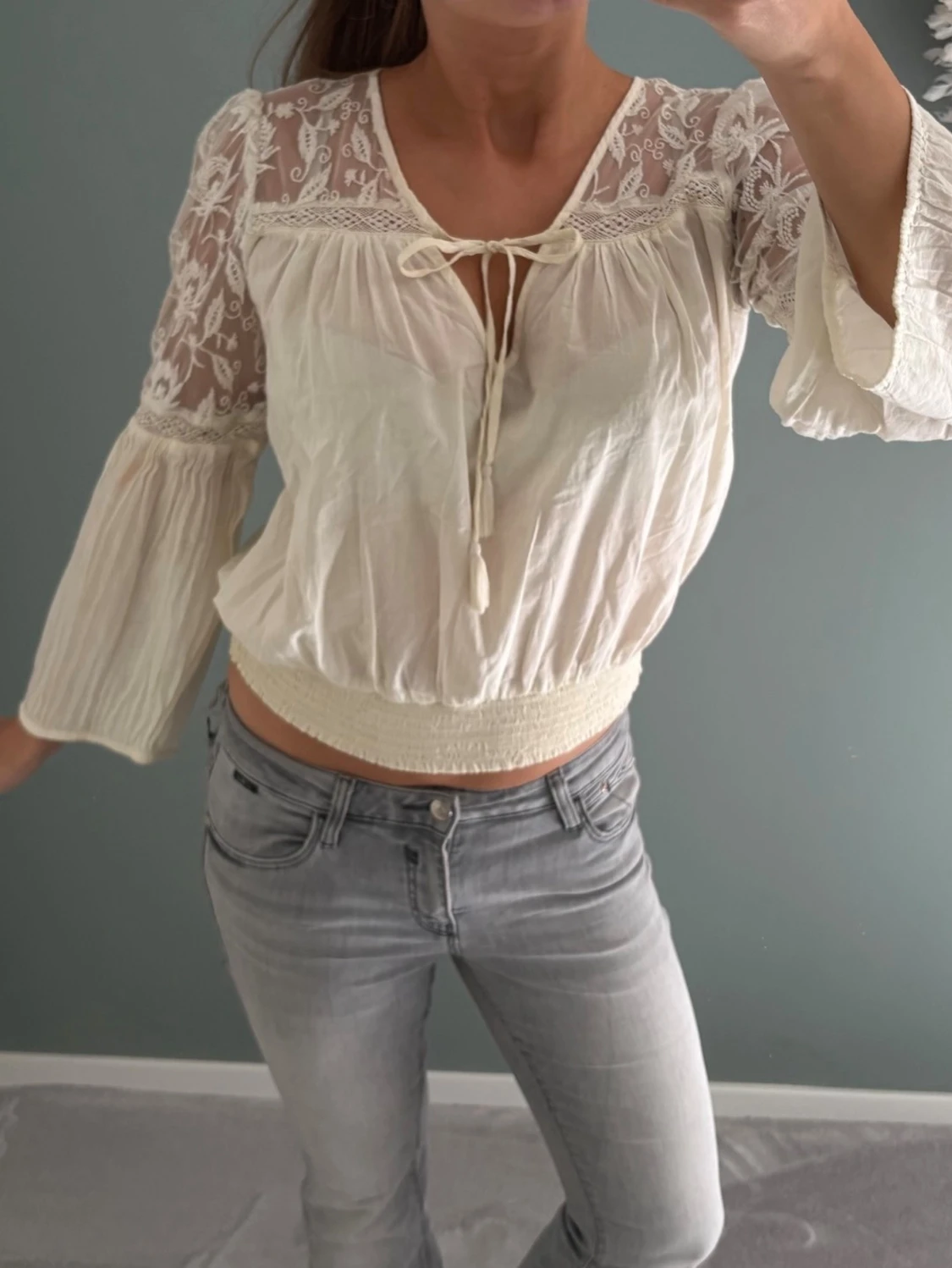 Vit blus  - 1