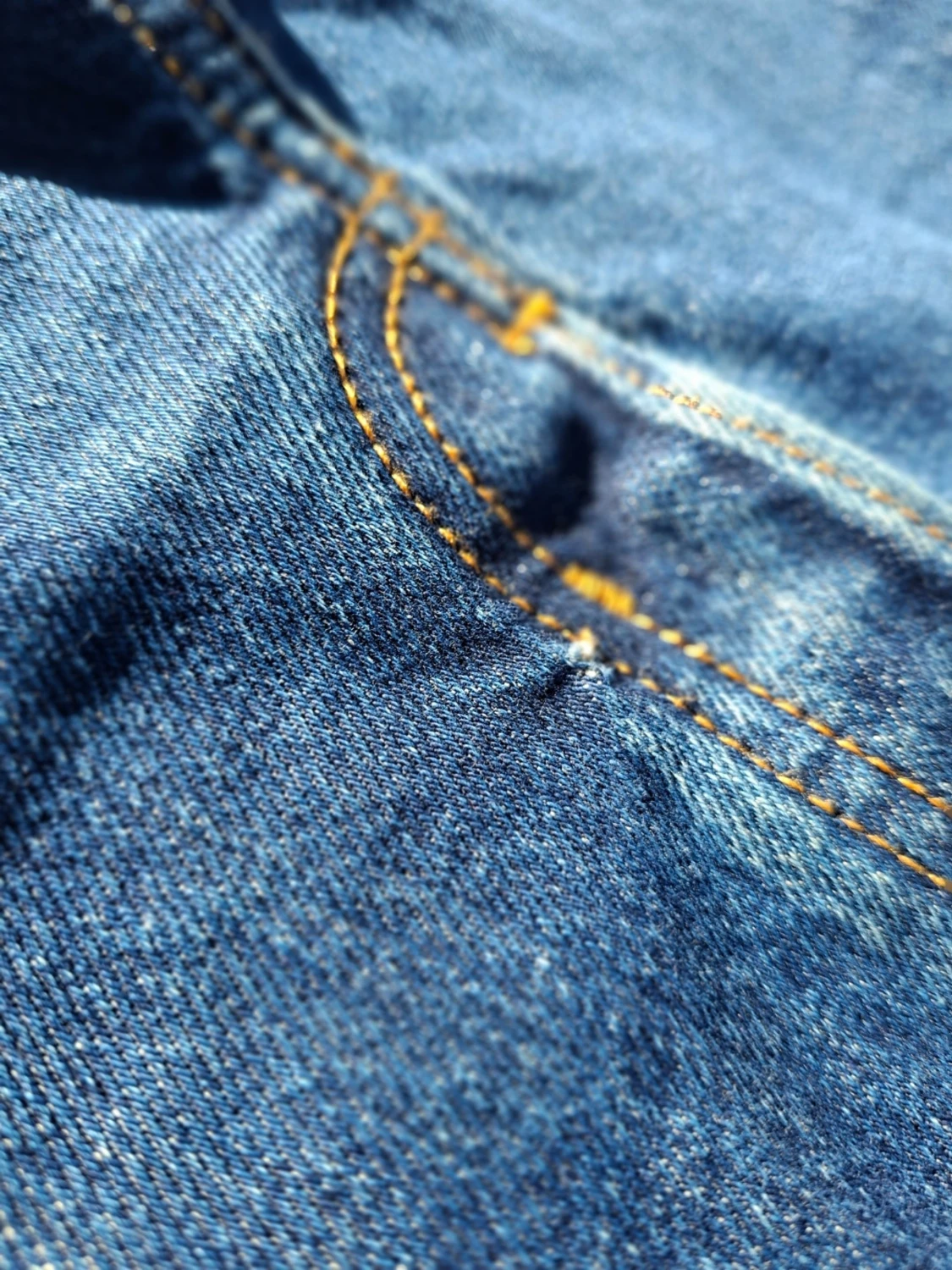 Blå raka jeans Arket - 2