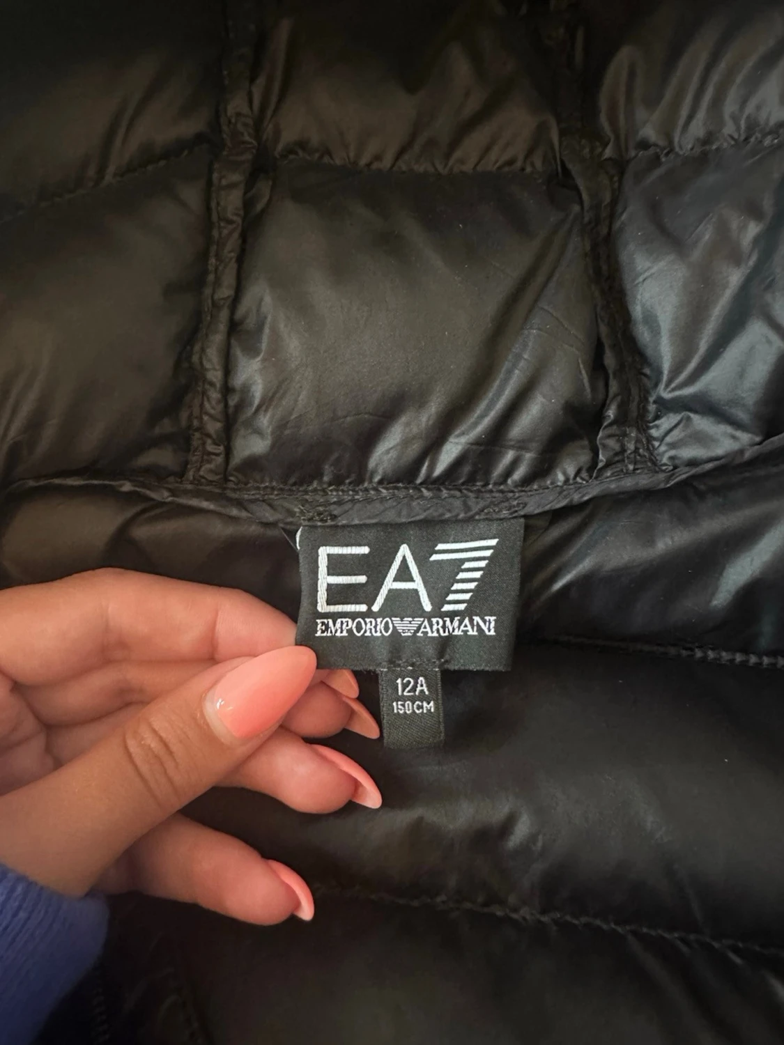 Svart dunjacka från EA7 Emporio Armani - 5
