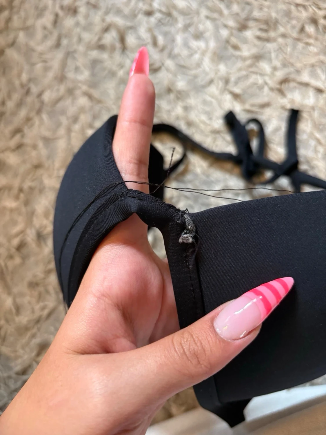 svart calzedonia bikini - 3