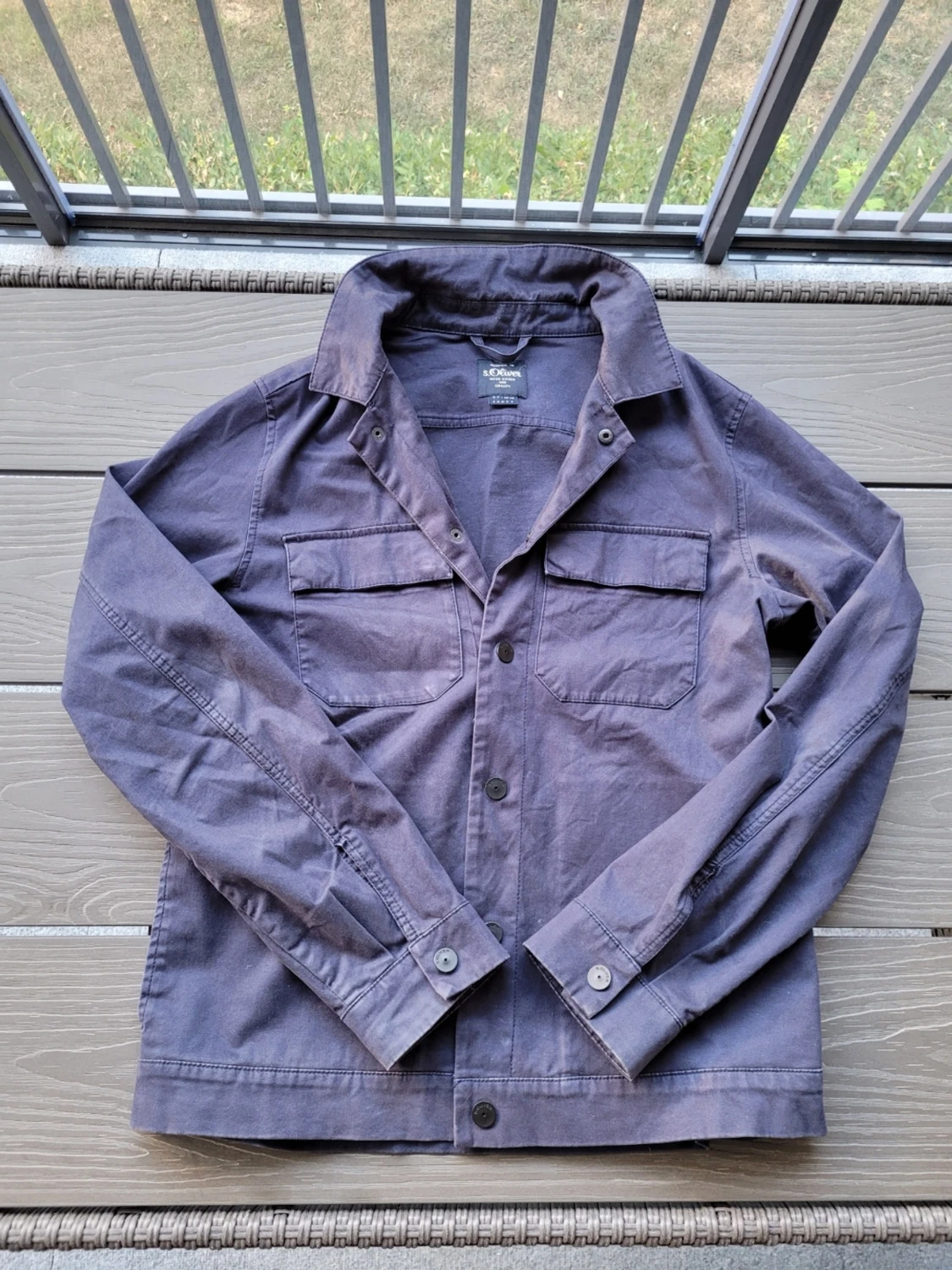 overshirt med fickor