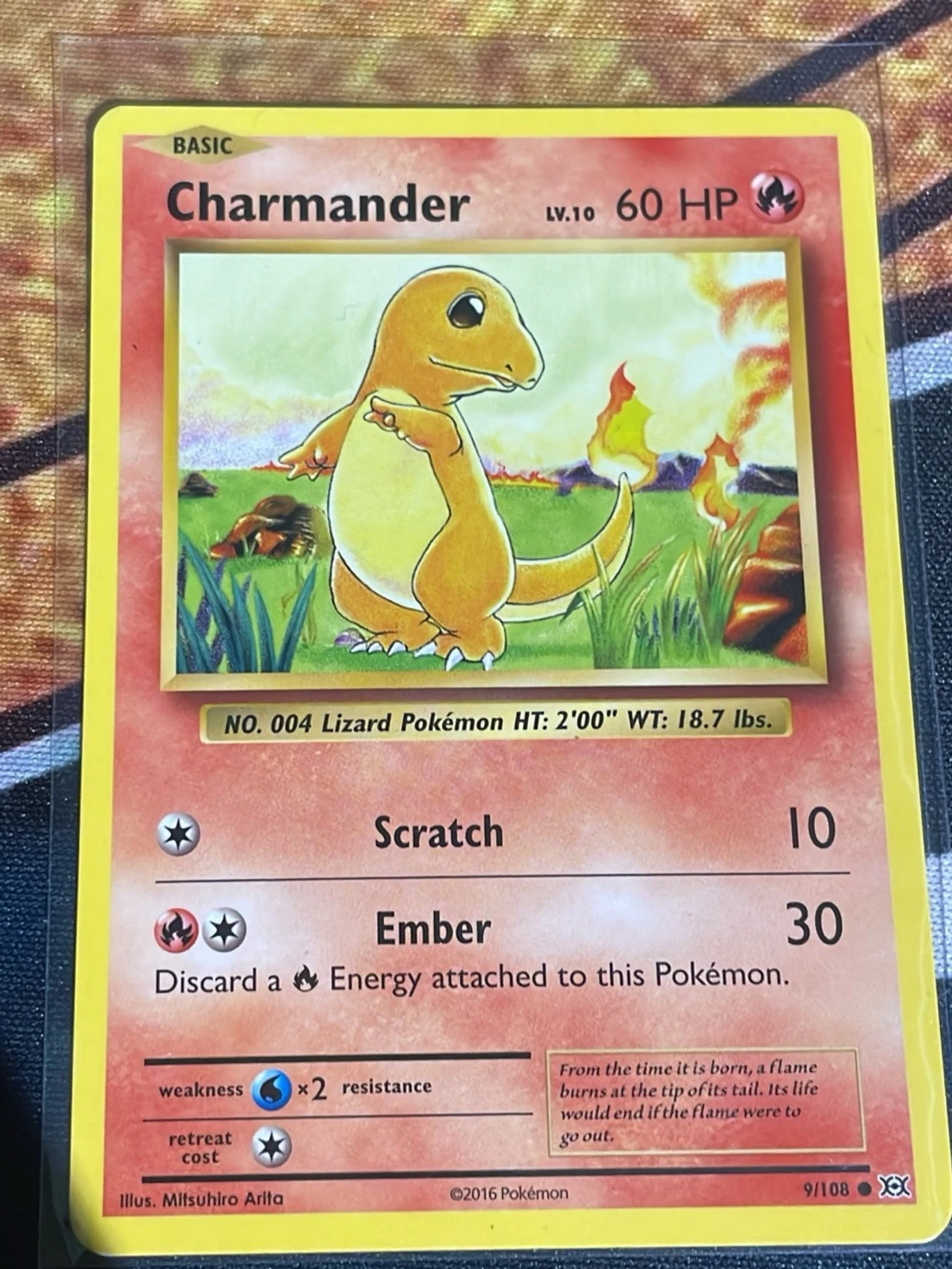 Pokémonkort Charmander