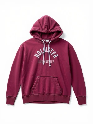 Vintage hoodie S sällsynt  - Säljer en fet vintage hoodie från hollister vinröd så den är unik!! Väldigt fint skick 