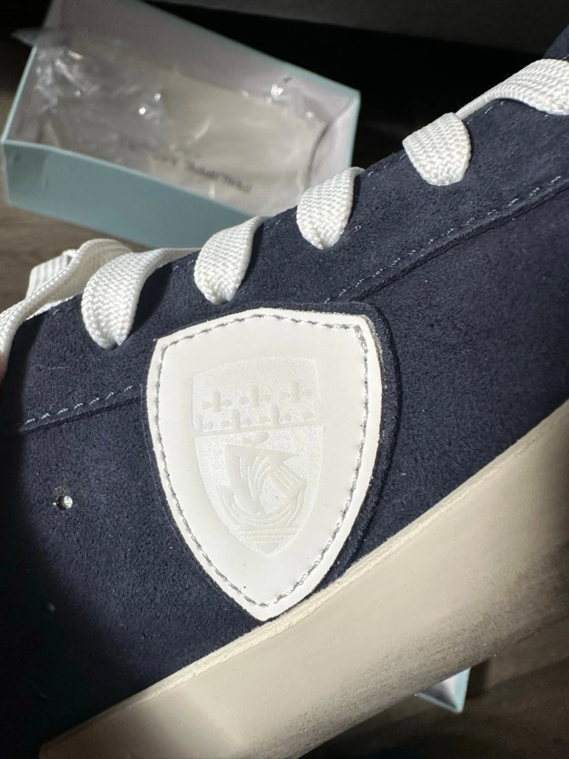 Philippe Model blåa sneakers - 2