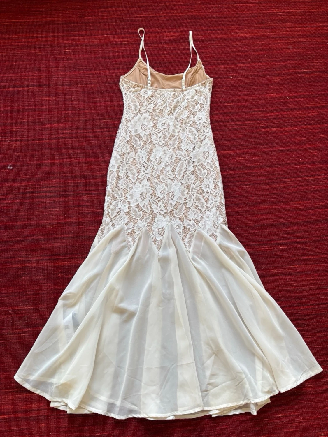 white flowy lace dress - 2