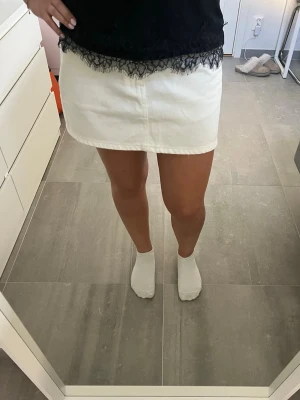 Vit jeanskjol - Superfin vit jeanskjol💕
