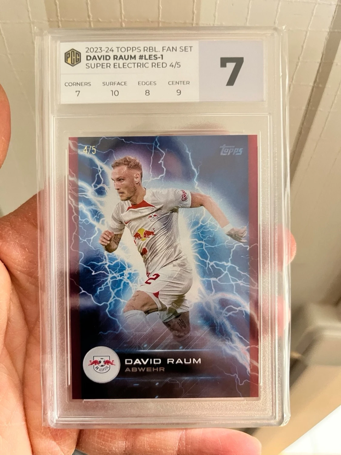 Topps David Raum Super Electric Red