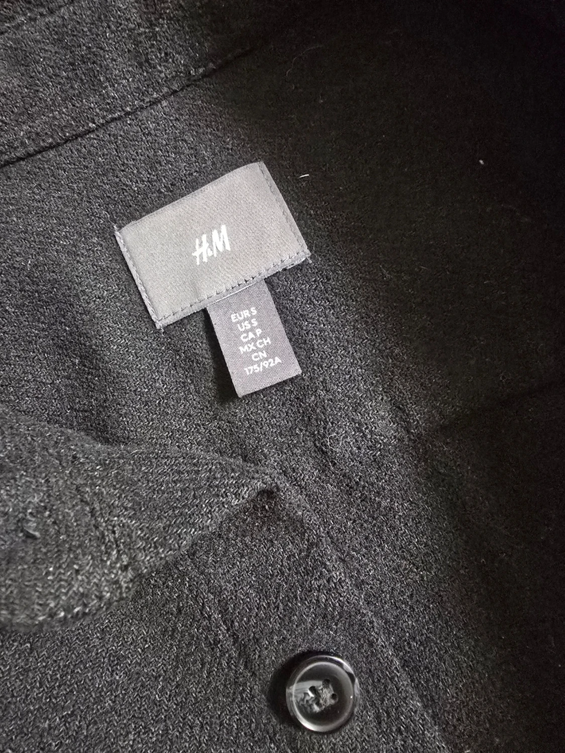 Svart overshirt från H&M - 1