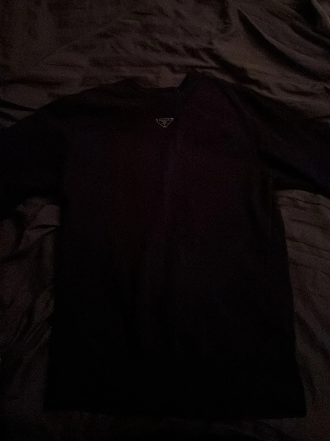 Svart t-shirt från Prada