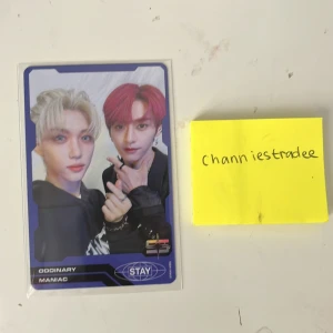 straykids photocard - wtt / wts - vill ha - 25kr + frakt eller tradea för bangchan photocard !! - inga skador - kommer med freebies !! 