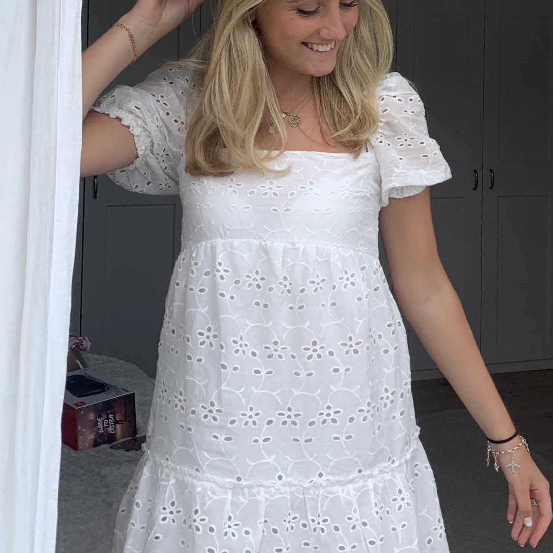Vit klänning - 90