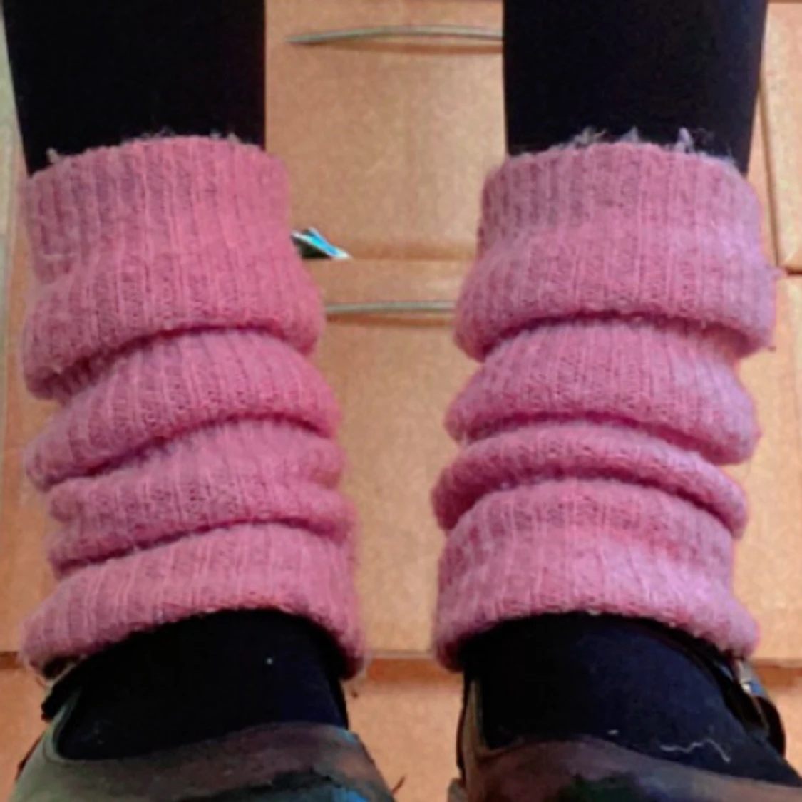 Pink Ankle High leg warmers - 90