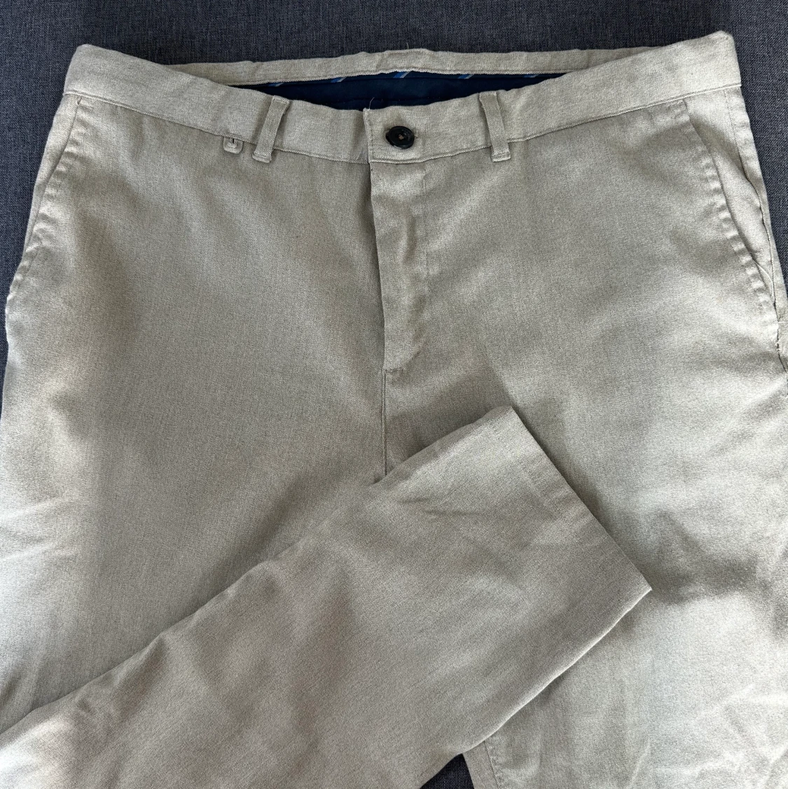 Beige kostymbyxor  - 90