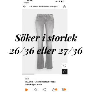 Söker!!  - Hej.. jag söker dessa ltb jeans i storlek 26/36 eller 27/36! Hör jätte gärna av dig och skicka bild😍