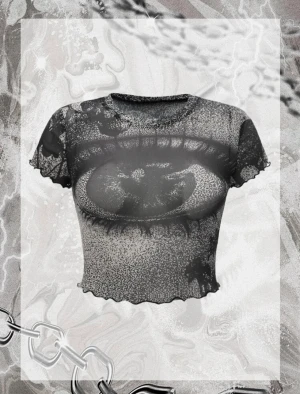 Topp - Genomskinlig topp storlek xs 💗