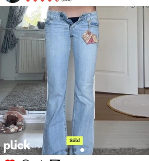 Jeans  - Säljer dessa par jeansen som jag själv har köpt här på plick. Dom är från tommy hilfiger 💗nypris 1200kr midjemått: 35 innerbenslängd:78