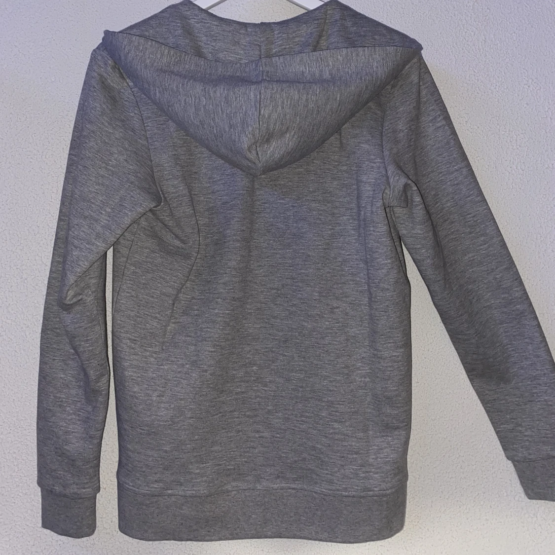 Grå zip tröja - 90