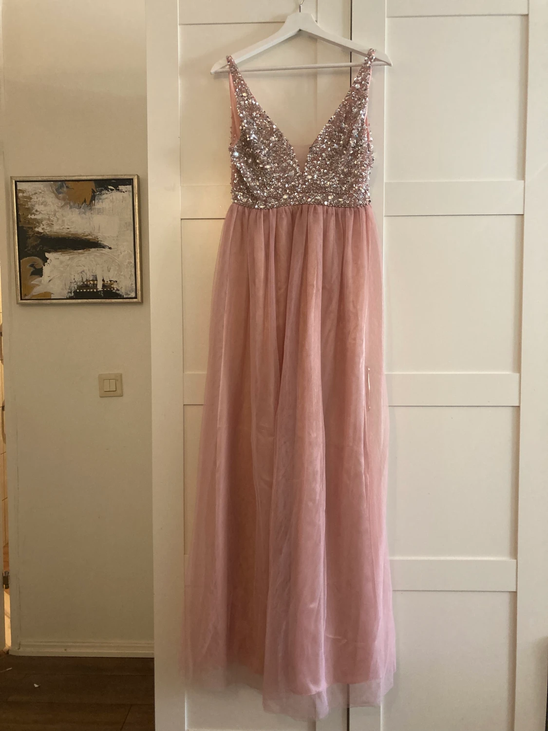 Ljusrosa klänning  - 90