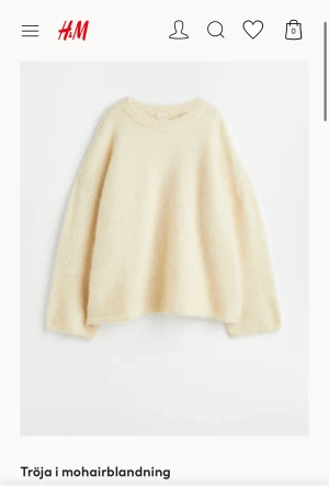 Mohairblandning stickad tröja - Mohairblandning stickad tröja från H&M, sparsamt använd, inga defekter eller noppor