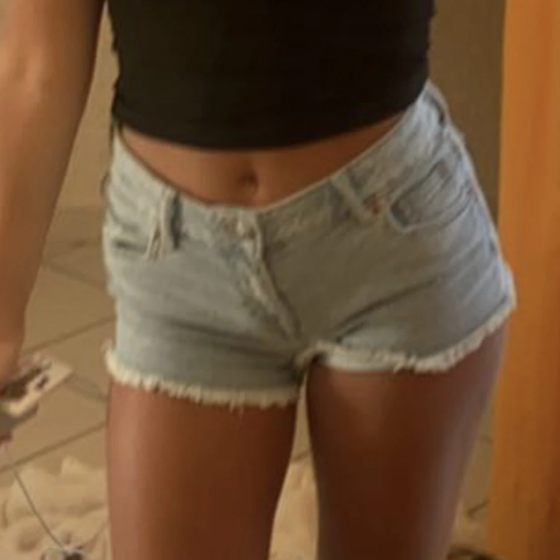 Low waist jeansshorts 