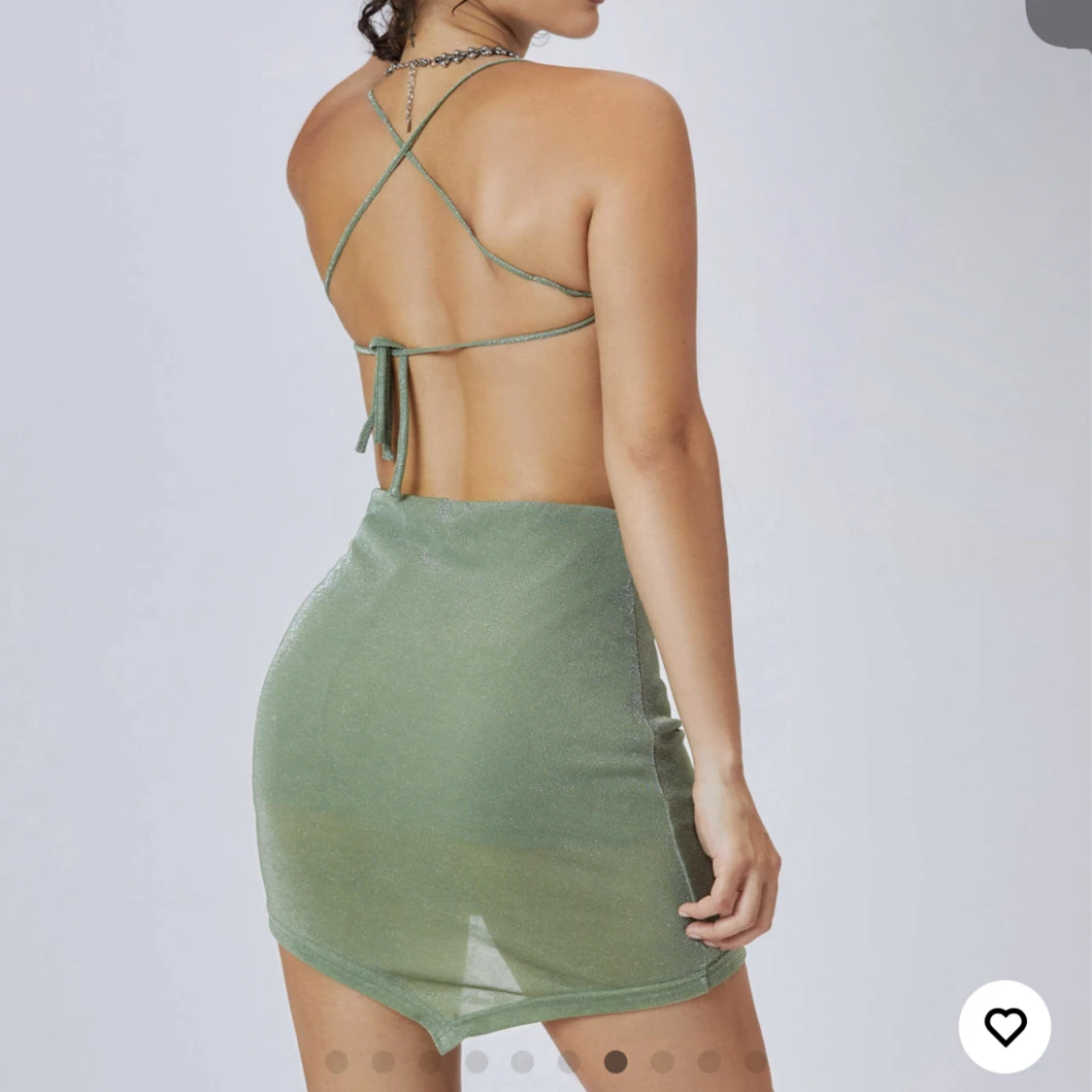 Grön klänning  - 91