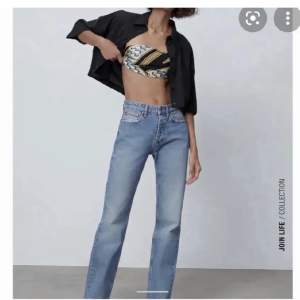 Lågmidjade raka jeans från Zara