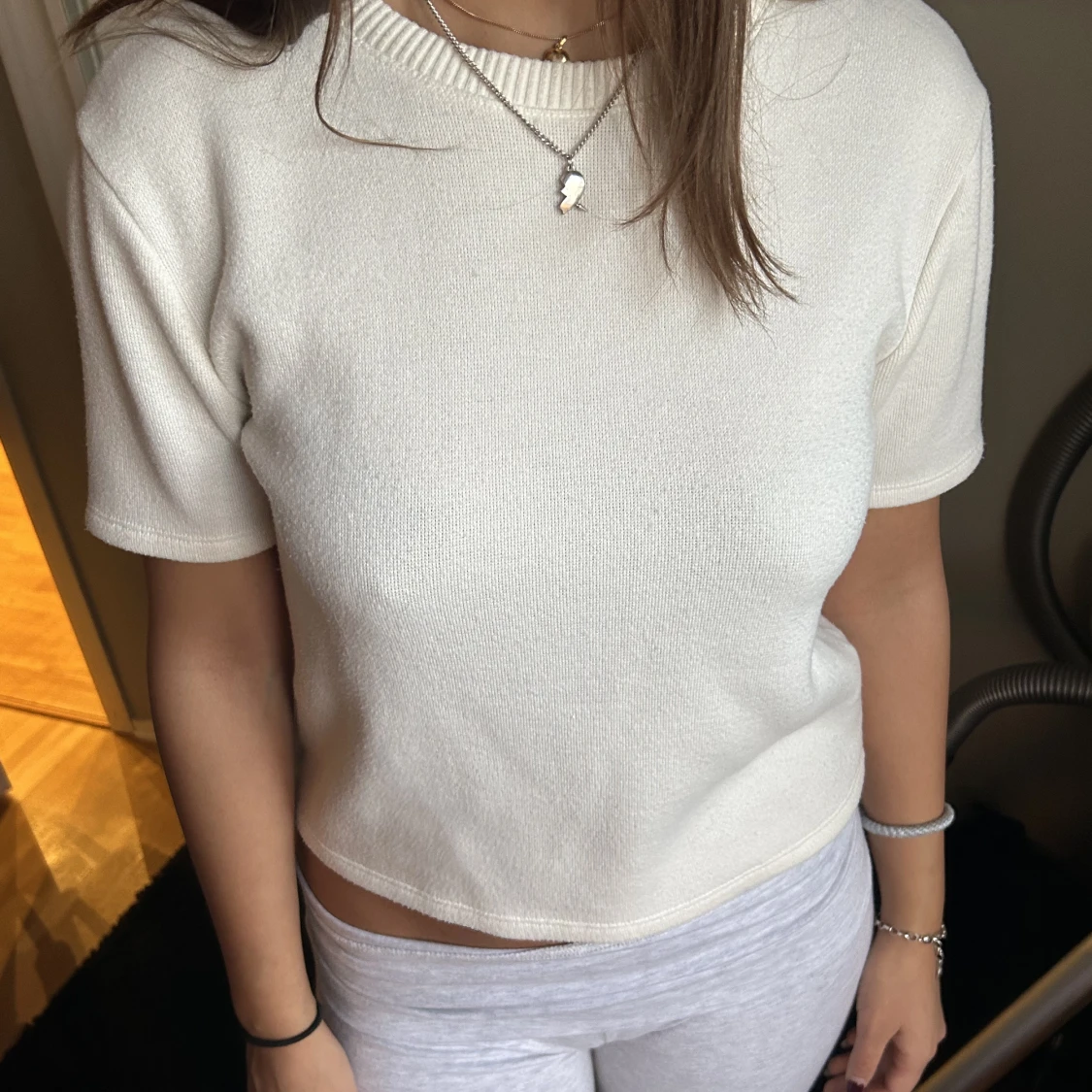 Stickad t-shirt - 90