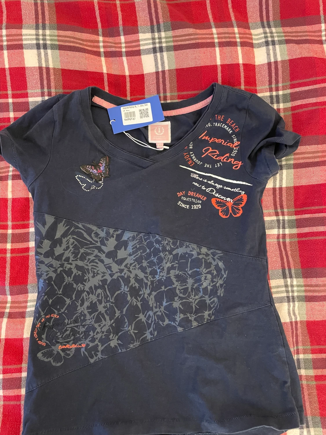 Mörkblå t-shirt - 1