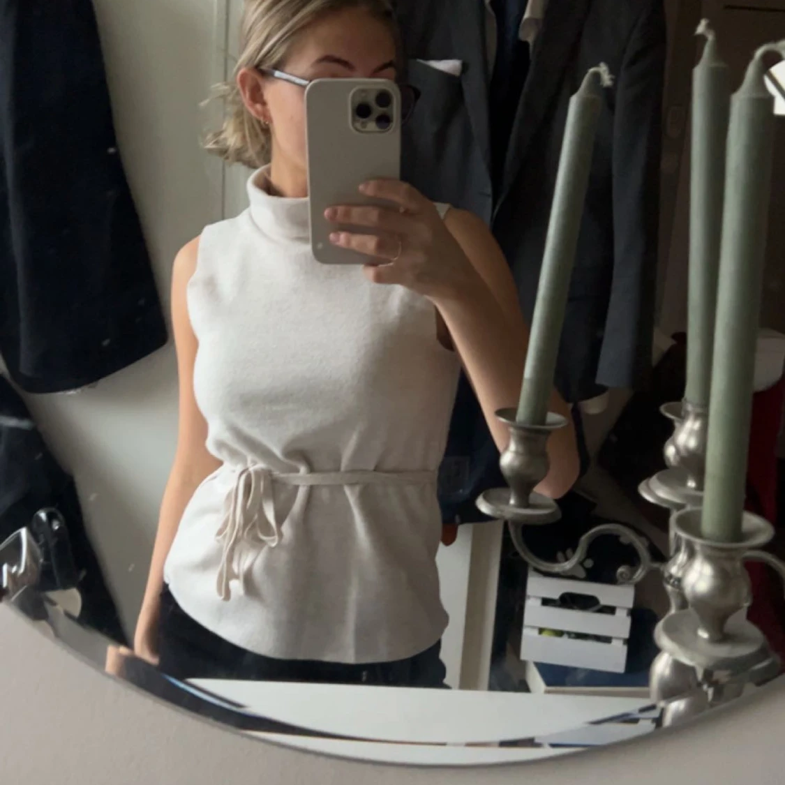 Topp med knyt i midjan  - 90