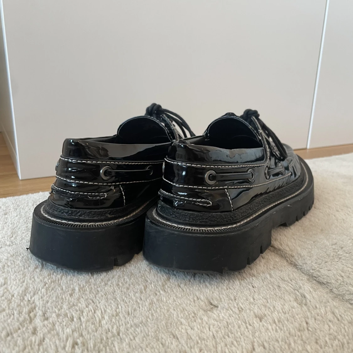 Zara skor: Topstitched Boat Shoe - 91