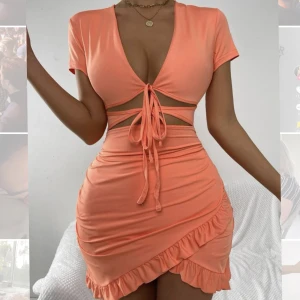 Rosa klänning - Använd endast en gång, bra skick