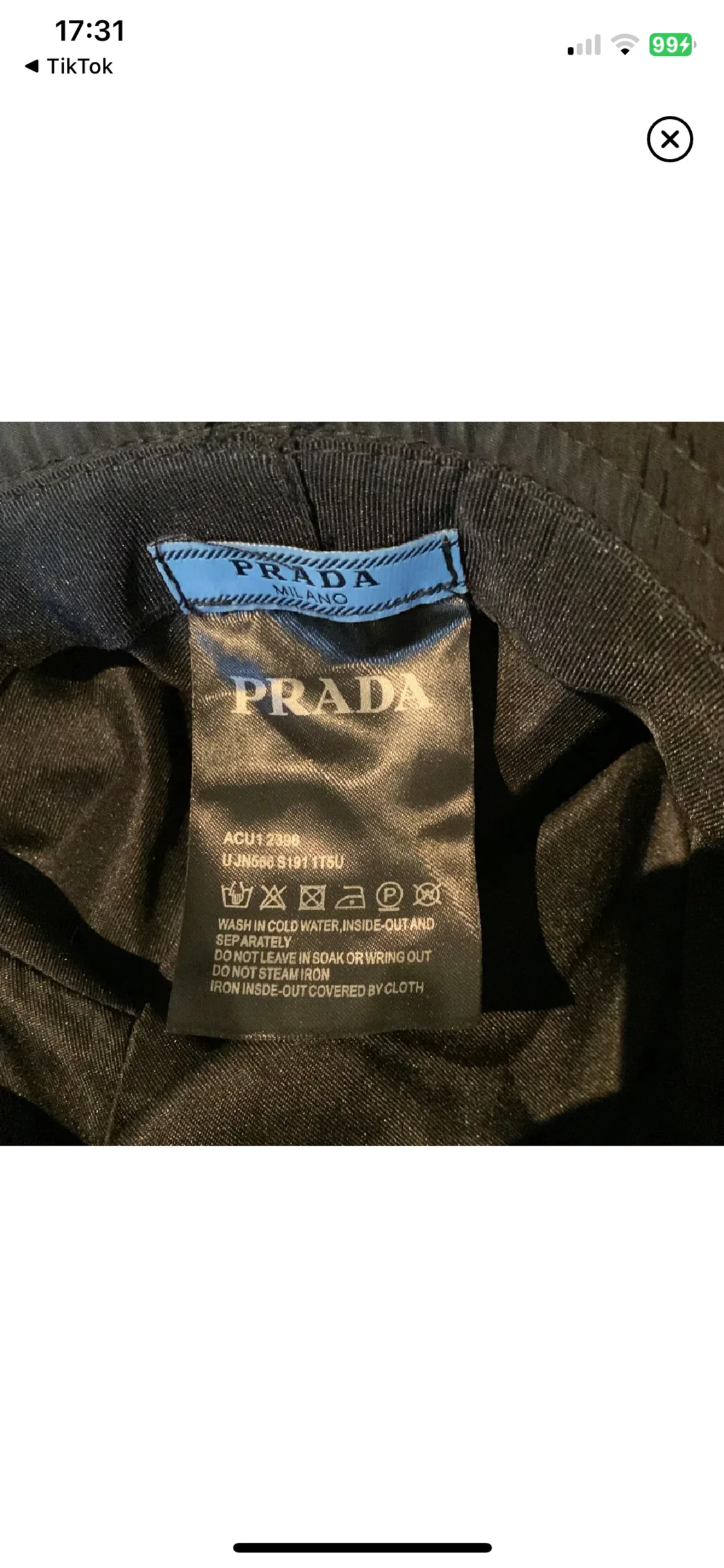 Prada hatt - 90