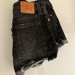 levis shorts - gråsvarta levis shorts, sparsamt använda och i storlek 26 tror jag, pris kan diskuteras 🤍