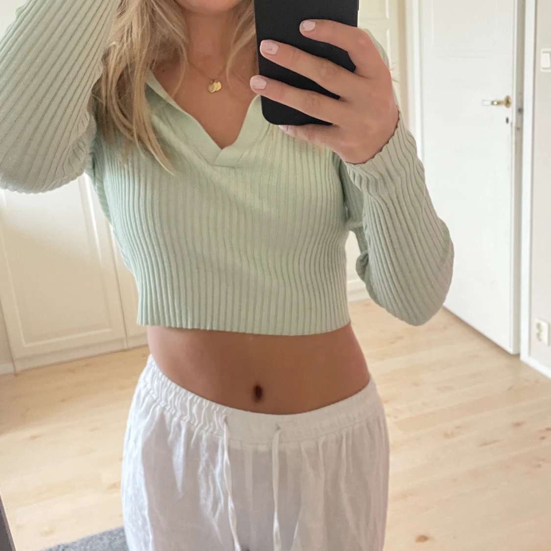 Mintgrön tröja - 91