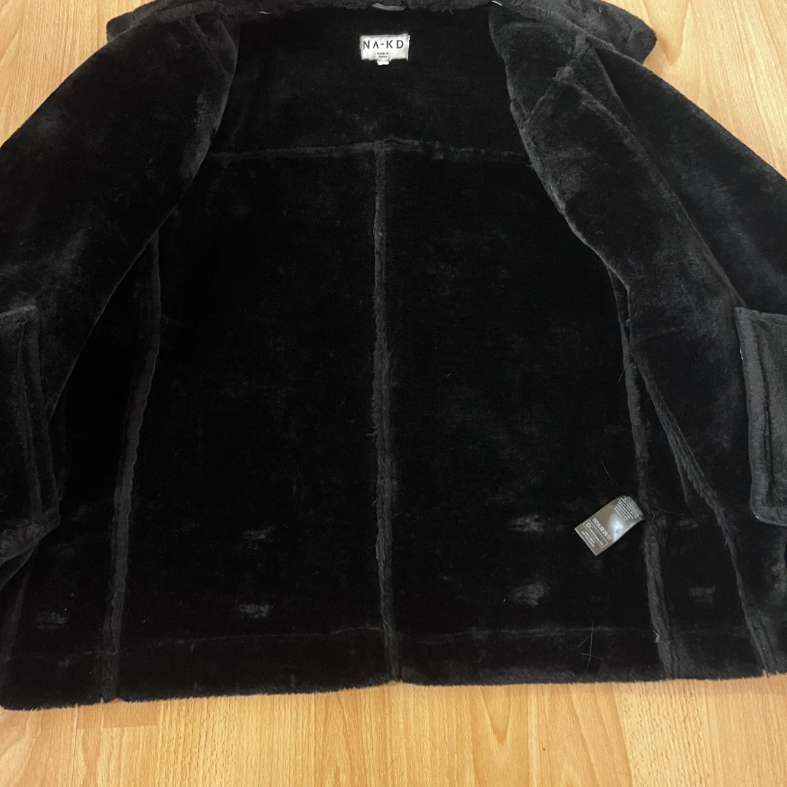 Pälsig skinjacka  - 91